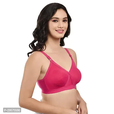 Stylish Multicoloured Hosiery Solid Non Padded Bra For Women Pack Of 3-thumb4