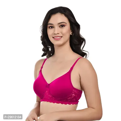 Stylish Multicoloured Cotton Solid Bras For Women Pack Of 3 Pack Of-thumb4