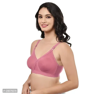 Stylish Multicoloured Hosiery Solid Non Padded Bra For Women Pack Of 3-thumb5