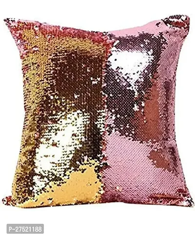 Stylish Multicoloured Polyester Colourblocked Pillow