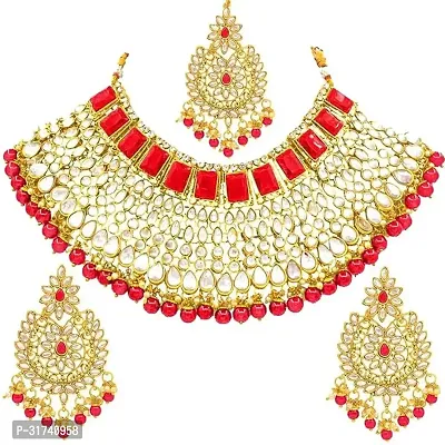 Stylish Golden Alloy Jewellery Set For Women-thumb0