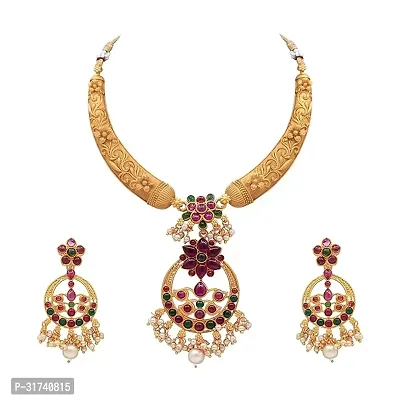 Stylish Multicoloured Alloy Jewellery Set For Women-thumb0