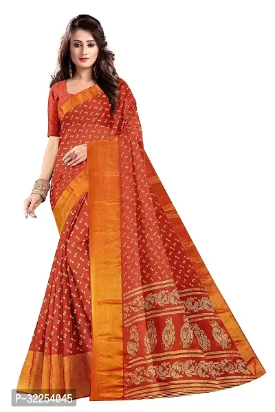 Beautiful Chiffon Multicoloured Printed  Saree with Blouse piece For Women