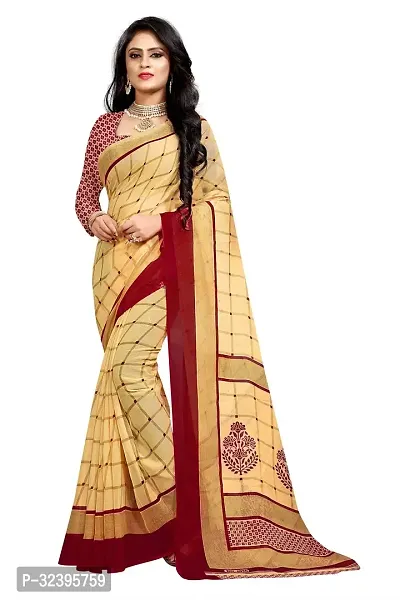 Stylist Georgette Saree With Blouse Piece For Women-thumb0