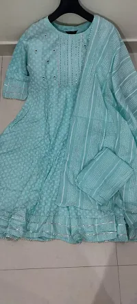 Stylish Fancy Silk Kurta With Bottom Wear And Dupatta Set For Women