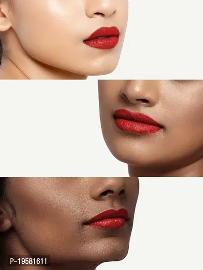 GlamGals HOLLYWOOD-U.S.A Matte Finish kissproof lipstick, Pure Rouge,3.8gm-thumb3