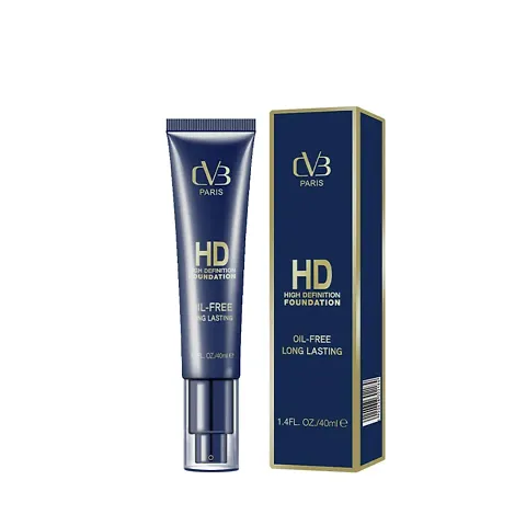 CVB C17 HD High Definition Foundation for Flawless Skin, Oil-Free Long Lasting Peptide-Based Face Makeup Cream