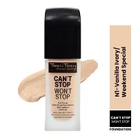 Teen.Teen HD Invisible Cover Hydrating Foundation Skin Long - Wear Weightless SPF 15 PA ++ Oli Free Shine Control Face Makeup Foundation Women, (Vanilla Ivory)-thumb2