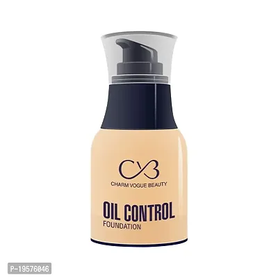 CVB C33 Oil Control Dewy Radiant Foundation for Full Face Coverage Non-Acnegenic Shine Control for Oily Skin (03, 50g)