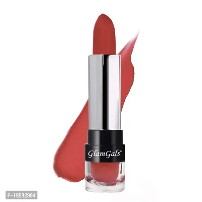 GlamGals HOLLYWOOD-U.S.A Matte Finish kiss proof lipstick-Natural Brown