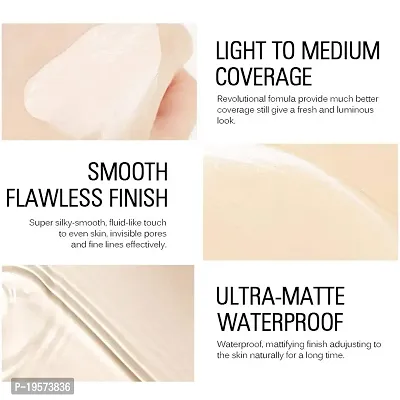 CVB C17 HD High Definition Foundation for Flawless Skin, Oil-Free Long Lasting Peptide-Based Face Makeup Cream Natural (Shades 01, 40ml)-thumb5