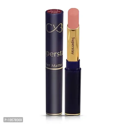 CVB LM-206 SuperStay No Transfer Matte Lipstick, Waterproof and Full-Pigmented, Transfer-Proof Smudge-Proof Lip Colour (720 DREAMER, 3.5g)