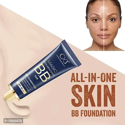 CVB C65 Magic Skin Beautifier BB Fair Cream for Complexion Enhancer, Matte BB Foundation for Face Make-up, Skin Hydration with SPF 30 ++ (Shades 01, 50ml)-thumb4