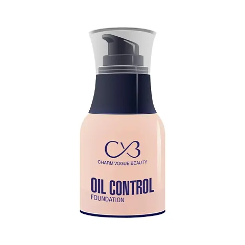 CVB C33 Oil Control Foundation for Full Face Coverage Non-Acnegenic Shine Control for Oily Skin