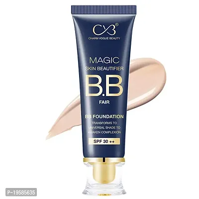 CVB C65 Magic Skin Beautifier BB Fair Cream for Complexion Enhancer, Matte BB Foundation for Face Make-up, Skin Hydration with SPF 30 ++ (Shades 01, 50ml)-thumb2