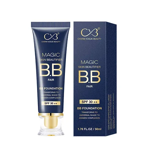 CVB C65 Magic Skin Beautifier BB Fair Cream for Complexion Enhancer, BB Foundation for Face Make-up, Skin Hydration with SPF 30 ++