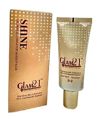 Glam 21 Shine Oil-Free Illuminator Makeup Base, 40 g, Multicolor-thumb2