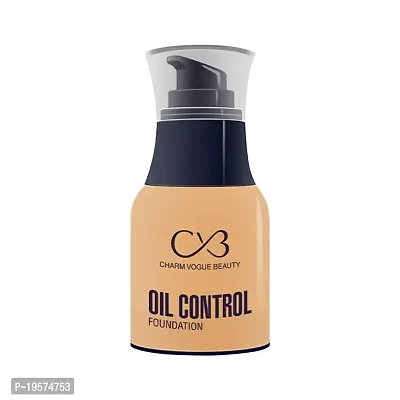 CVB C33 Oil Control Dewy Radiant Foundation for Full Face Coverage Non-Acnegenic Shine Control for Oily Skin (04, 50g)