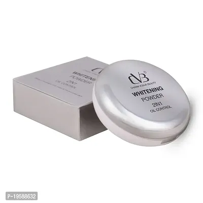 CVB C30 Compact Whitening Powder 2 in 1 Setting Talc, Control Oil, Helps Makeup Last Longer Cover Dark Spots  Blemishes of Face for Even Skin Tone Look (02, Soft Ivory, 20g)-thumb5