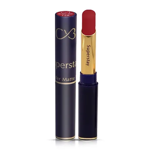 CVB LM-206 SuperStay No Transfer Matte Lipstick, Waterproof and Full-Pigmented, Transfer-Proof Smudge-Proof Lip Colour