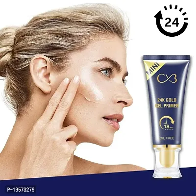 CVB PL701 24K Gold Gel Primer for Pores Minimization, Anti-Ageing Oil-Free  Fragrance-Free Makeup Base (Gold, 30ml)-thumb2