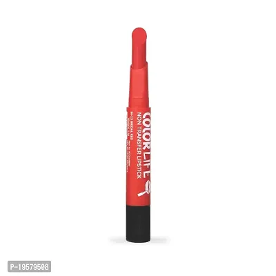 Teen Teen Non Transfer Water Proof Long Lasting Matte Lipstick (Bridal Red)-thumb2