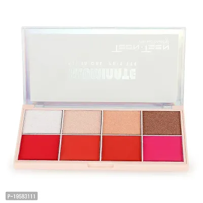 TEEN.TEEN Eyeshadow Palette Long wearing and Easily Blendable Eye makeup Palette Matte, Shimmery and Metallic Finish - Multicolor-thumb3