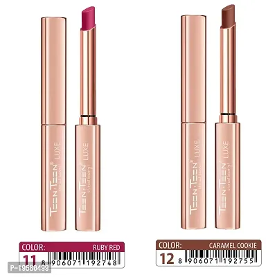TEEN.TEEN Enhance Your Beauty with Stunning Colors and Long-Lasting Formula (37-Ruby Red + Caramel Cookie)-thumb2