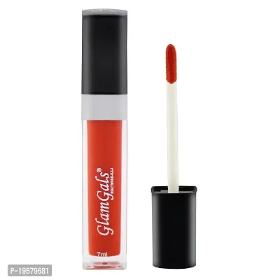 GlamGals HOLLYWOOD-U.S.A Diamond Lipgloss,Raven Red,7ML