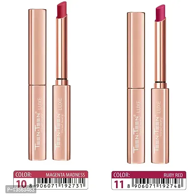 TEEN.TEEN Enhance Your Beauty with Stunning Colors and Long-Lasting Formula (38-Magenta Madness + Ruby Red)-thumb2