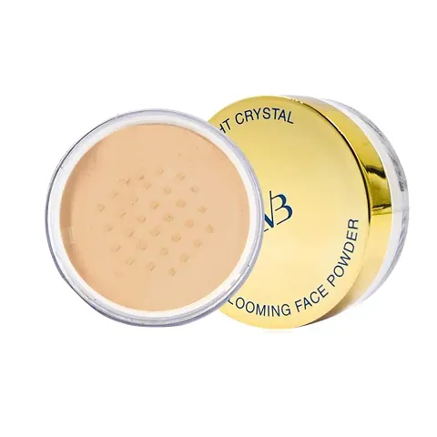 CVB C54 Blooming Loose Face Powder Air Light Crystal Oil Control Powder for Buildable Full Coverage & Matte +Finish