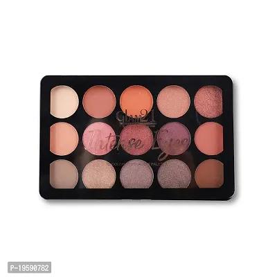 Glam21 Intense Eye Shadow Palette|Highly Pigmented|Smudge Free  Long-Lasting| Shimmery Finish| 15 Shades-30gm- 02