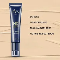 CVB C17 HD High Definition Foundation for Flawless Skin Natural, Oil-Free Long Lasting Peptide-Based Face Makeup Cream (Shades 04, 40ml)-thumb3