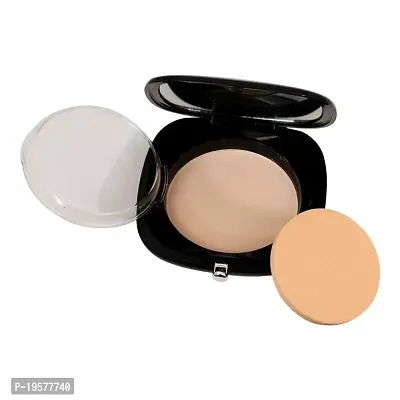 Teen Teen HD Matte Finish Whitening Oil Control Waterproof Light Concealer Compact Powder (Light Ivory)-thumb2