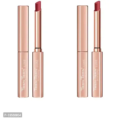 TEEN.TEEN Enhance Your Beauty with Stunning Colors and Long-Lasting Formula (28-Burgundy Blush + Nude Diva)