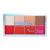 TEEN.TEEN Eyeshadow Palette Long wearing and Easily Blendable Eye makeup Palette Matte, Shimmery and Metallic Finish - Multicolor-thumb1