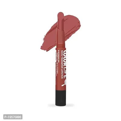 Teen Teen Non Transfer Water Proof Long Lasting Matte Lipstick (Indian Red)