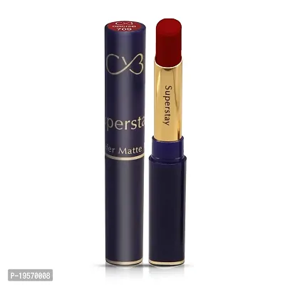 CVB LM-206 SuperStay No Transfer Matte Lipstick, Waterproof and Full-Pigmented, Transfer-Proof Smudge-Proof Lip Colour (709 ORCHID, 3.5g)