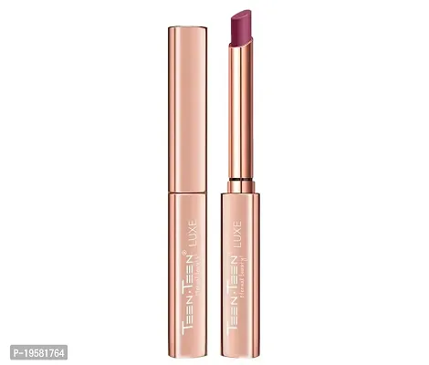 TEEN.TEEN Matte Lipstick, Intense Colour, Keeps Lips Moisturised Natural l Highly Pigmentated l Long Lasting Lipstick (Plum Power)-thumb0