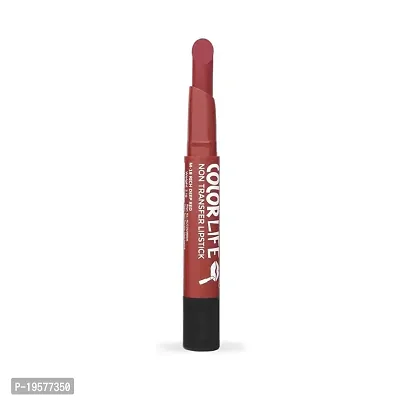 Teen Teen Non Transfer Water Proof Long Lasting Matte Lipstick Rich (Deep Red)-thumb2