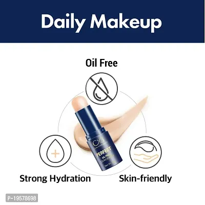 CVB C16 Perfect Oil Free Concealer Makeup Base Full Coverage Matte Finish Dark Circles  Blemishes Solid Stick Corrector for All Skin Types (20g, SHADE -03)-thumb3