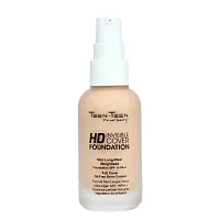 Teen.Teen HD Invisible Cover Foundation Skin Long - Wear Weightless SPF 15 PA ++ Oli Free Shine Control Face Makeup Foundation Women, (Natural Nude)-thumb2