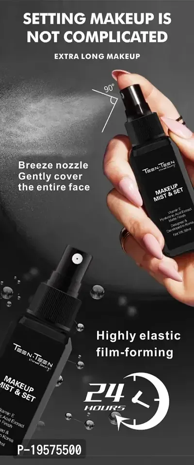Teen.Teen Makeup Maist  Spray | Long Lasting Makeup Setting Spray | Keeps Makeup Intact | Hydrates, Soothes  Refreshes Skin | Hyaluronic Acid  Vitamin E Enriched-thumb2