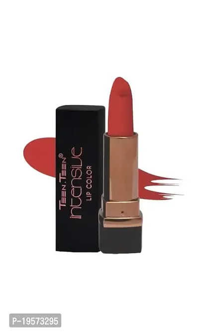Matte Lipstick, Intense Colour, Keeps Lips Moisturised Glossy Finish Lipstick (Earth Red)-thumb0