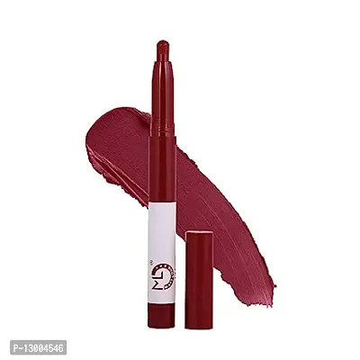 Mattlook Lipstick, Matte Finish, Intense  Rich Color, Non Transfer Long Lasting Waterproof, Power Last Super Stay Lip Stain Crayon Lipstick , Mask Proof, Luxurious Creamy, Bomb Shell (0.2gm)-thumb0