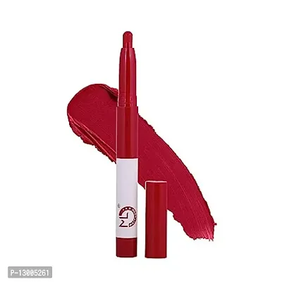 Mattlook Power Last Lip Stain Crayon Lipstick, Rich Color, Non Transfer Long Lasting Waterproof, Super Stay, Mask Proof, Luxurious Creamy Matte Finish, Deep Magenta (0.2gm)