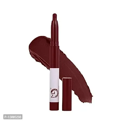 MATT LOOK Power Last Lip Stain Crayon Lipstick | Rich Color | Non Transfer Long Lasting Waterproof | Super Stay | Mask Proof | Luxurious Creamy Matte Finish | Magic Maroon (0.2gm)