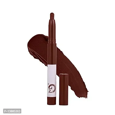 Mattlook Power Last Lip Stain Crayon Lipstick | Rich Color | Non Transfer Long Lasting Waterproof | Super Stay | Mask Proof | Luxurious Creamy Matte Finish | Murphy Brown (0.2gm)