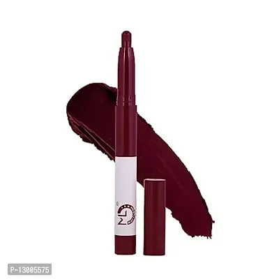 Mattlook Lipstick, Matte Finish, Intense  Rich Color, Non Transfer Long Lasting Waterproof, Power Last Super Stay Lip Stain Crayon Lipstick , Mask Proof, Luxurious Creamy, Naughty Purple (0.2gm)