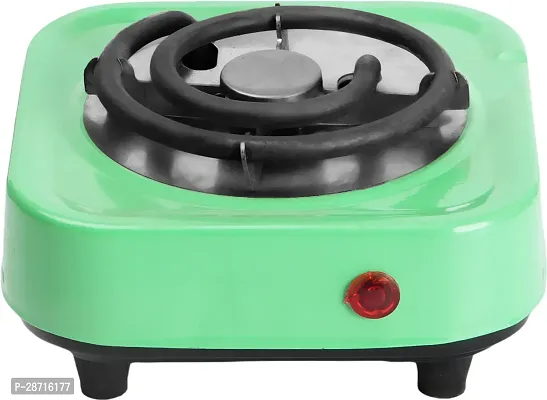 PROTONBEERY Travel Mini Hot Plate Radiant Cooktop (Red, Push Button)-thumb0